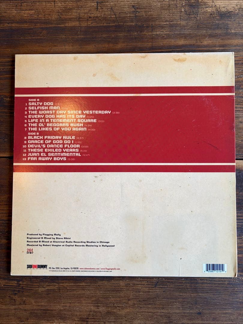 【希少/USオリジナル】Flogging Molly LP original