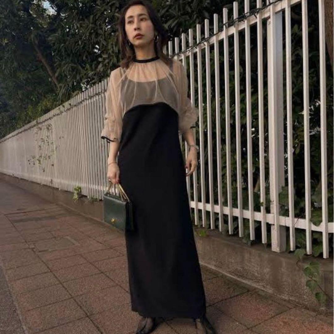 【新品】AMERI MANY WAY AIRY VEIL DRESS