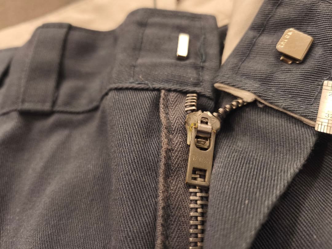 Dickies 874 USA製 70s チビタグ アルミジップ　グレー 12