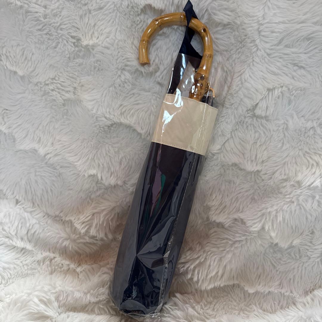 完全遮光　ネイビー 折りたたみ傘 成瀬愛里