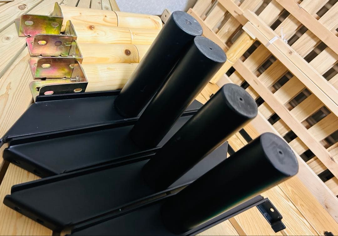 無印　無垢材ベッドフレーム