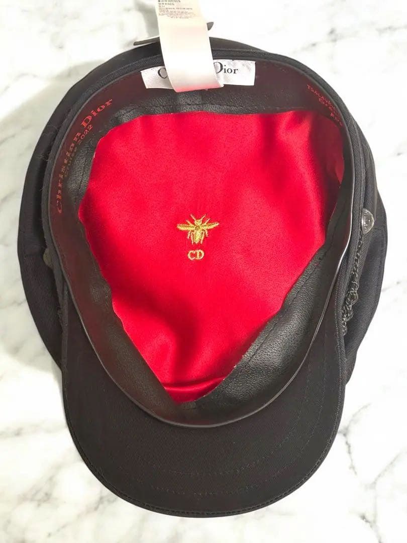 【極美品】クリスチャンディオール ブラックキャスケット サイズ57