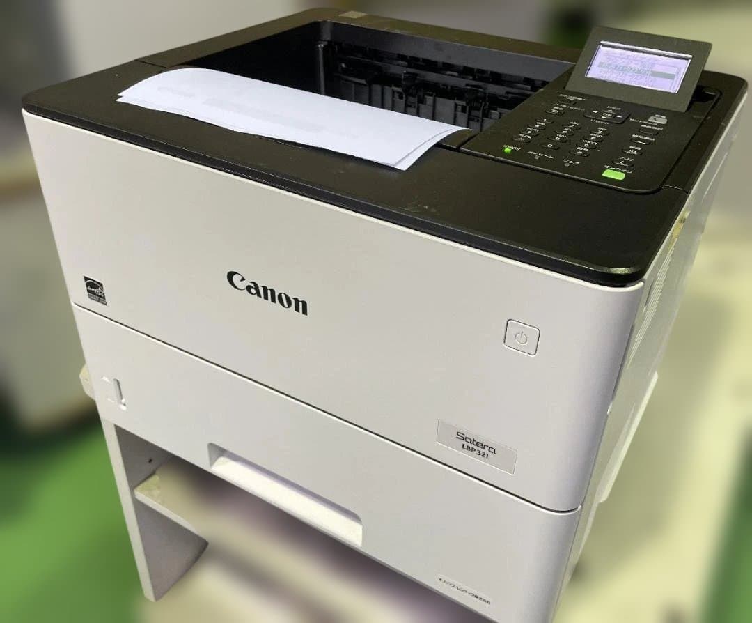 Canon LBP321 印刷枚数たったの147枚　動作印字OK/トナー無し