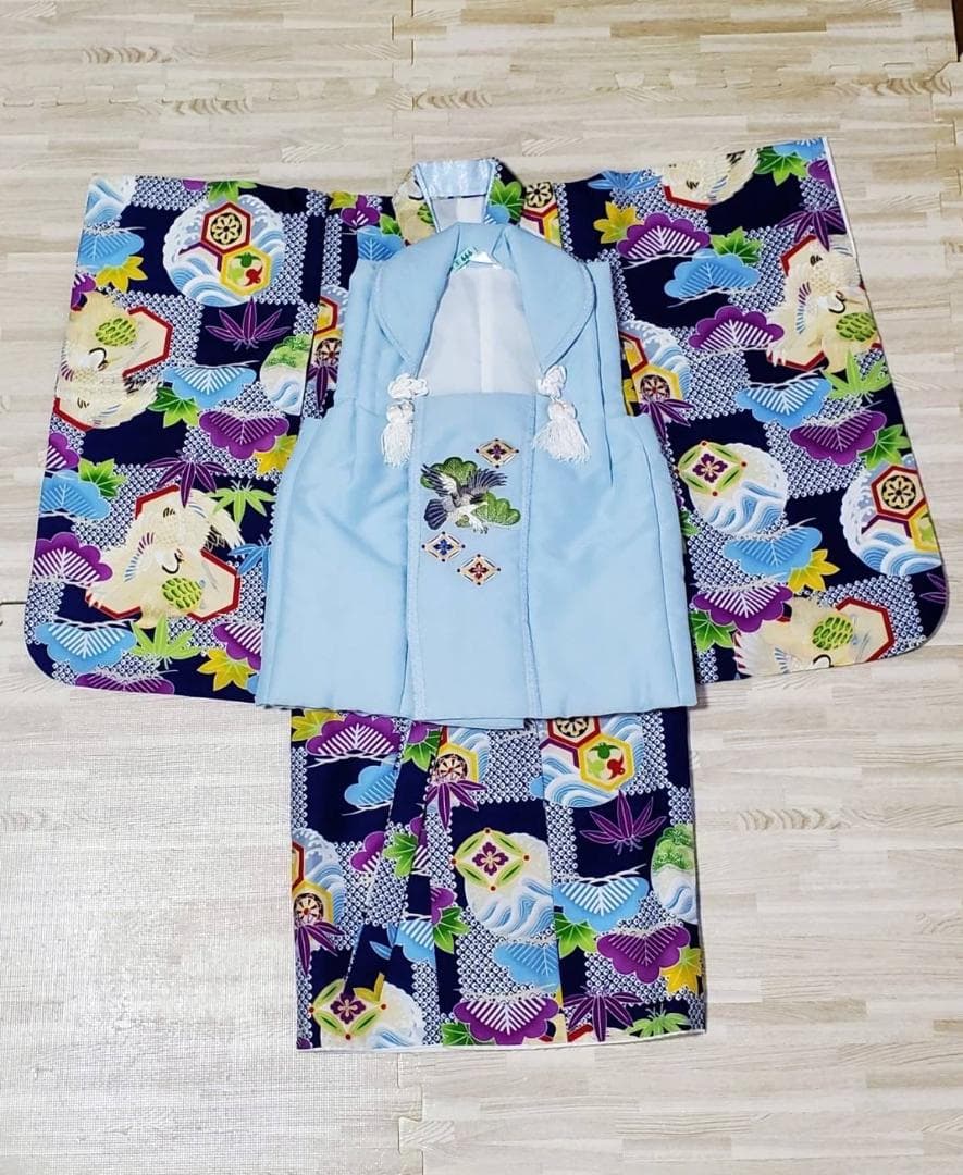 七五三　3歳　男の子 被布セット