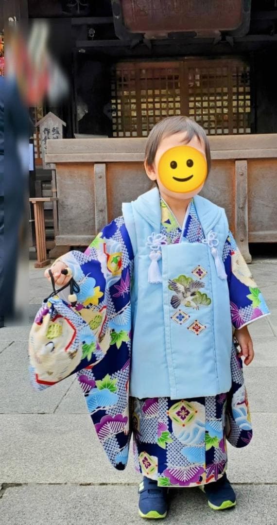 七五三　3歳　男の子 被布セット