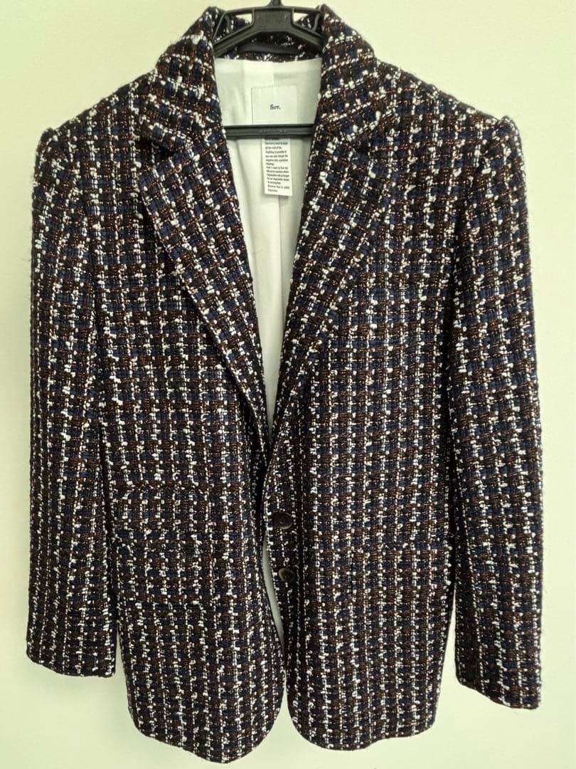 Sov. ダブルスタンダードクロージングツイードジャケット