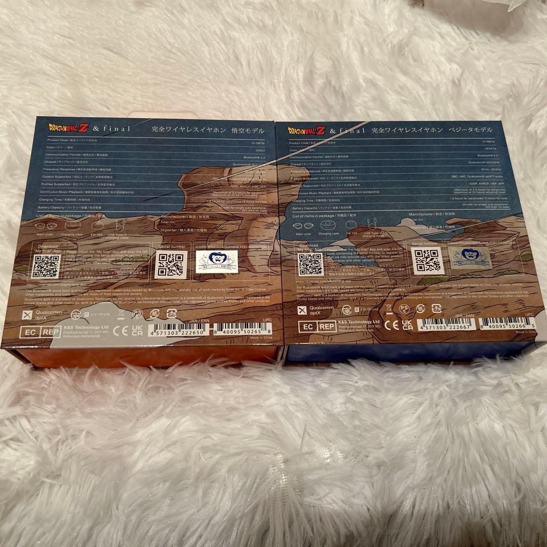 美品 ドラゴンボールZ final イヤホン 悟空・ベジータ セット 野沢雅子