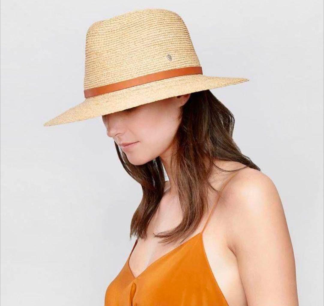 【超美品】ヘレンカミンスキー　ラフィアハット　HINA ナチュラル