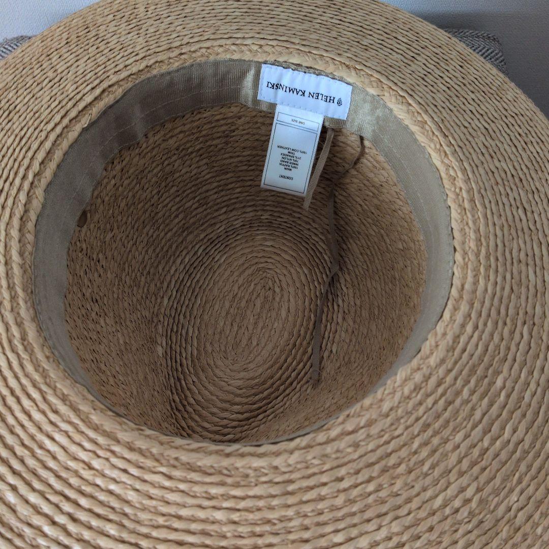 【超美品】ヘレンカミンスキー　ラフィアハット　HINA ナチュラル