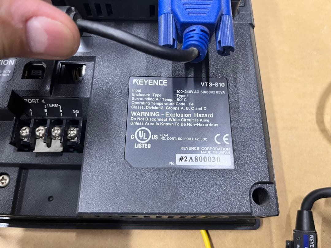 本格画像処理セット+plc+タッチパネル+パワーサプライ(lsk)