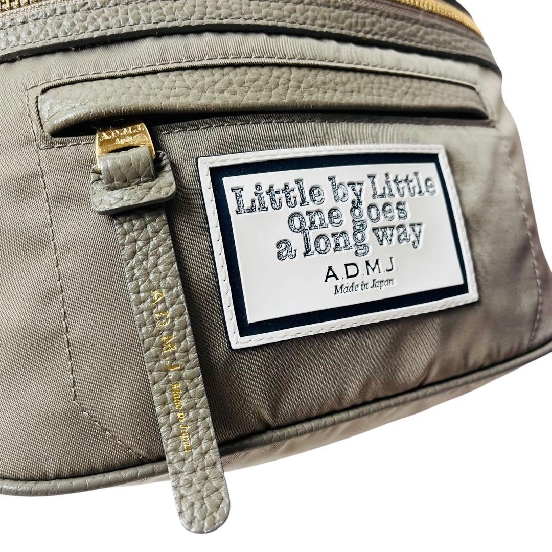 新品同様✨ ADMJ ボディーバッグ デービス 高級ナイロン イタリア製