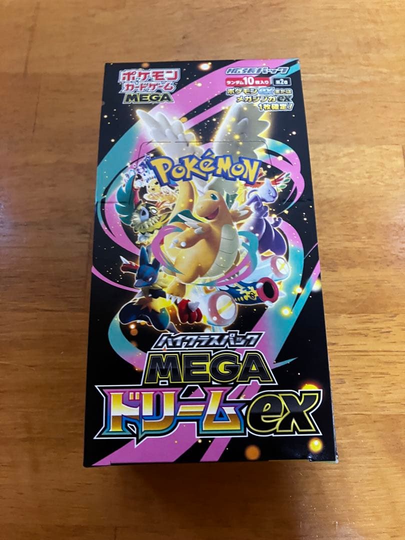 ポケモンカードゲームMEGAドリームex 1ボックス　ぺりぺりあり