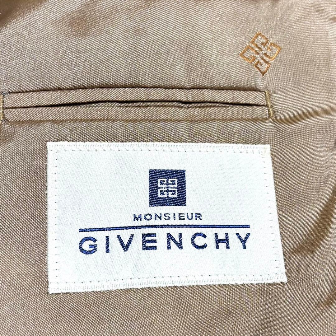 【美品】GIVENCHY カシミヤ100% テーラードジャケット　キャメル