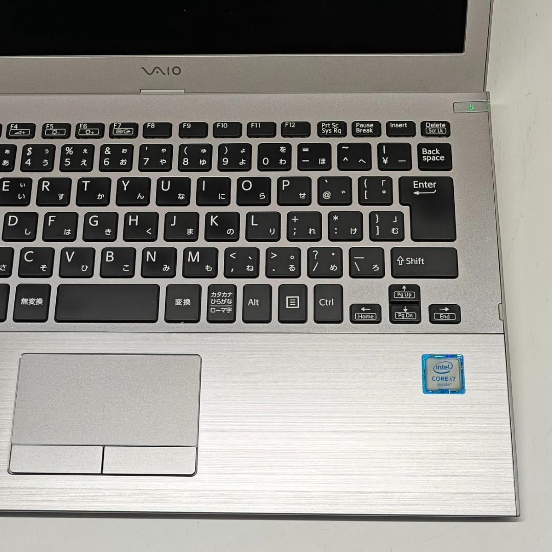 【VAIO】VJS 高性能i7 SSD256GB 8GB シルバー ノートPC