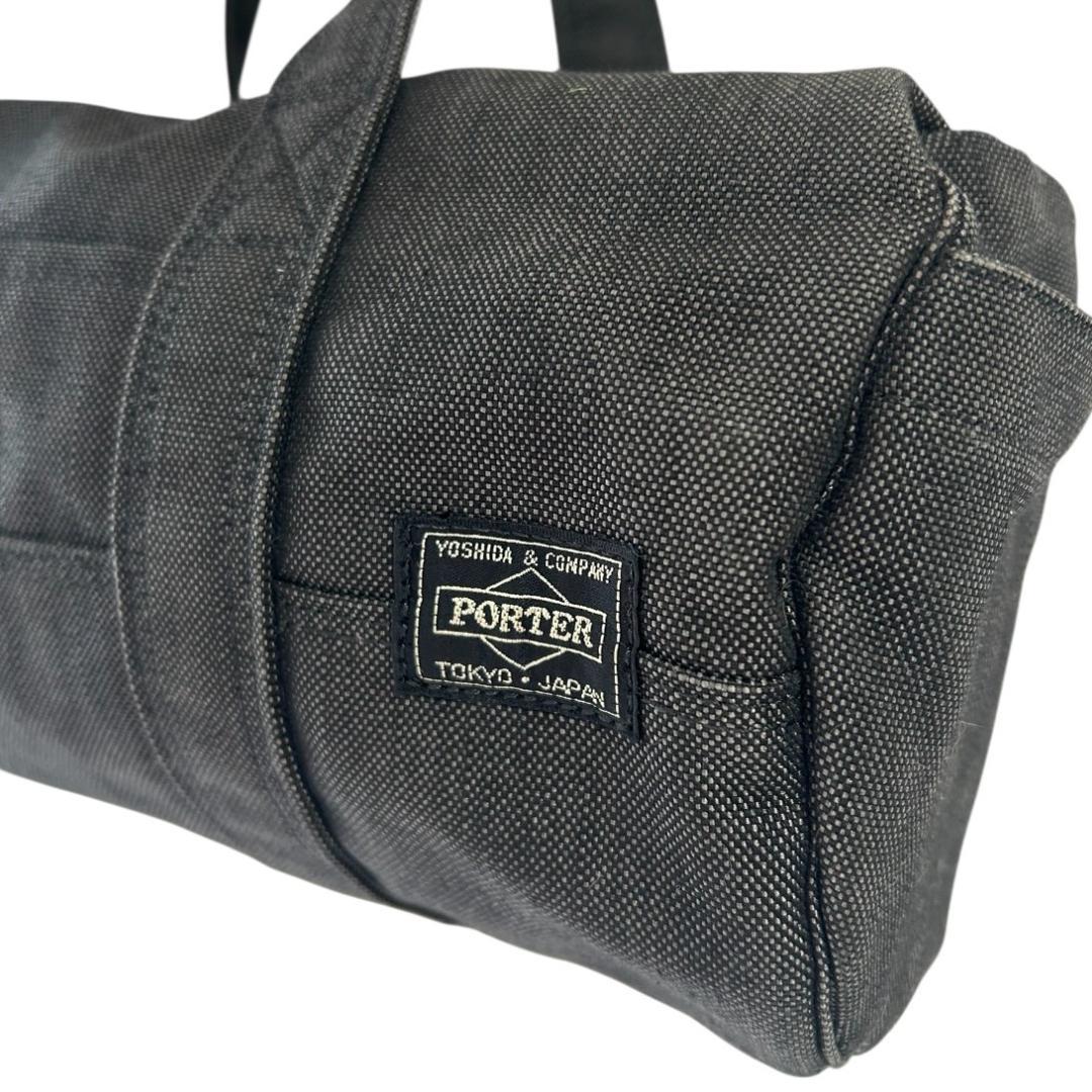 【PORTER】極美品　ミニボストンバッグ　ポーター　スモーキー