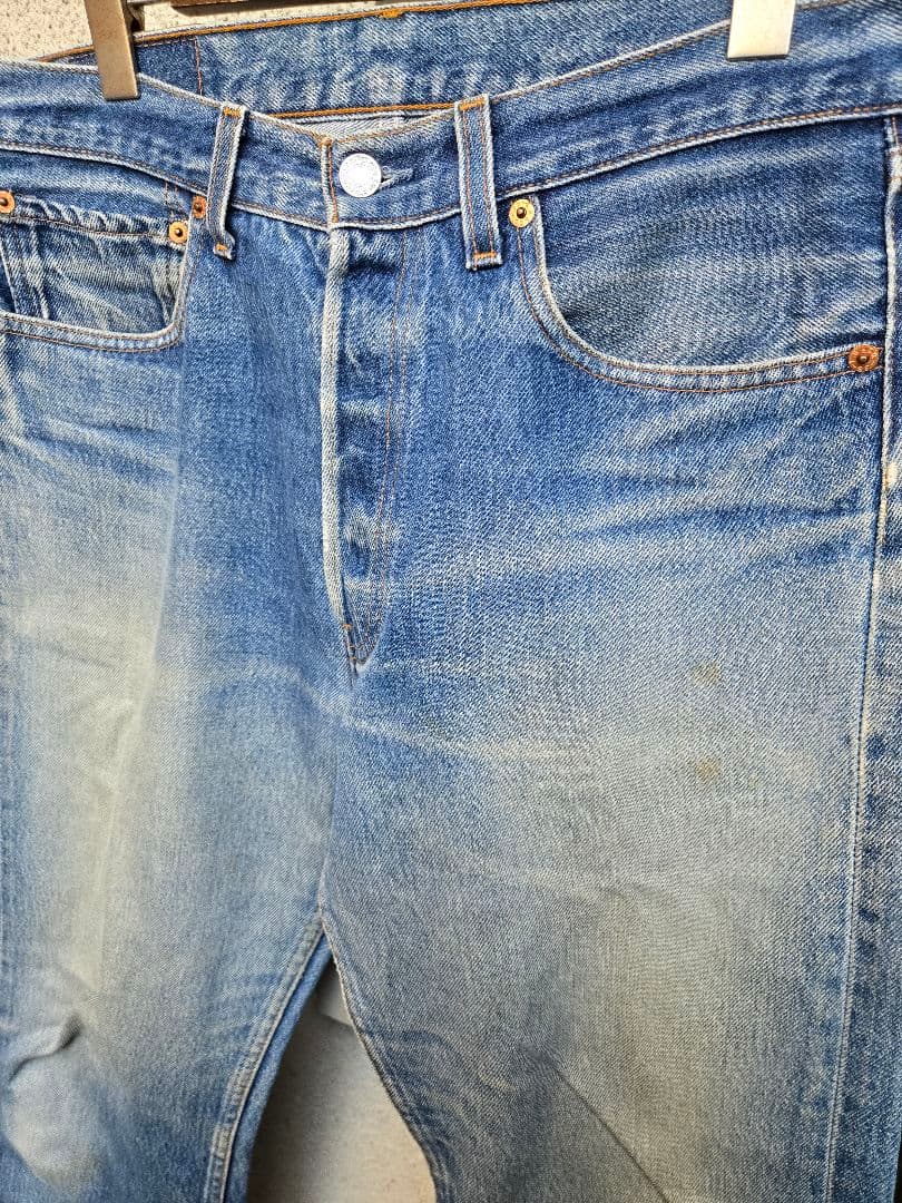 最高峰!! バレンシア製 Levi's501xx W32 555 濃紺 鬼ヒゲ