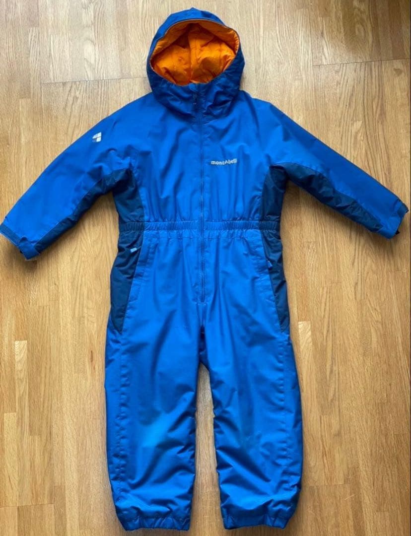 u*5様 mont-bell 子供用 ジャンプスーツ 110サイズ＋ミトン手袋2