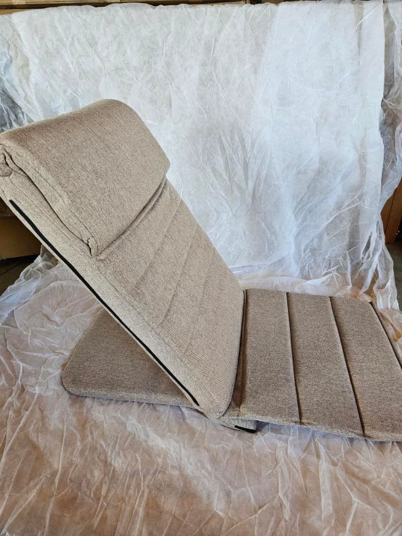 2個セット　いつでもどこでも背もたれ座椅子　BE色