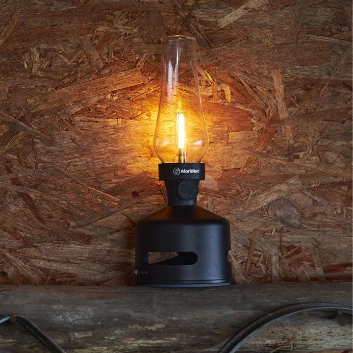 MoriMori LED ランタンスピーカー S ブラック