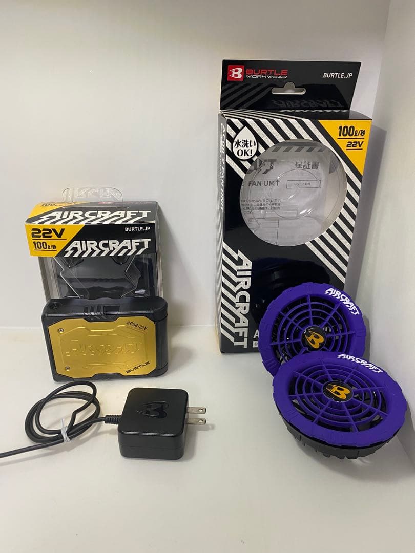 BURTLE バートル AIRCRAFT ファン＆バッテリー セット22V