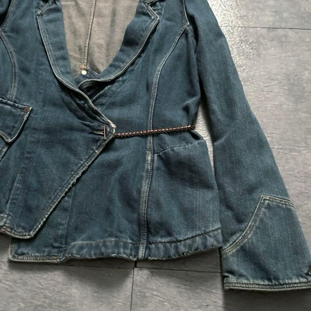リーバイスレッド Levi's REDデニム変形ジャケット Sサイズ金具チェーン