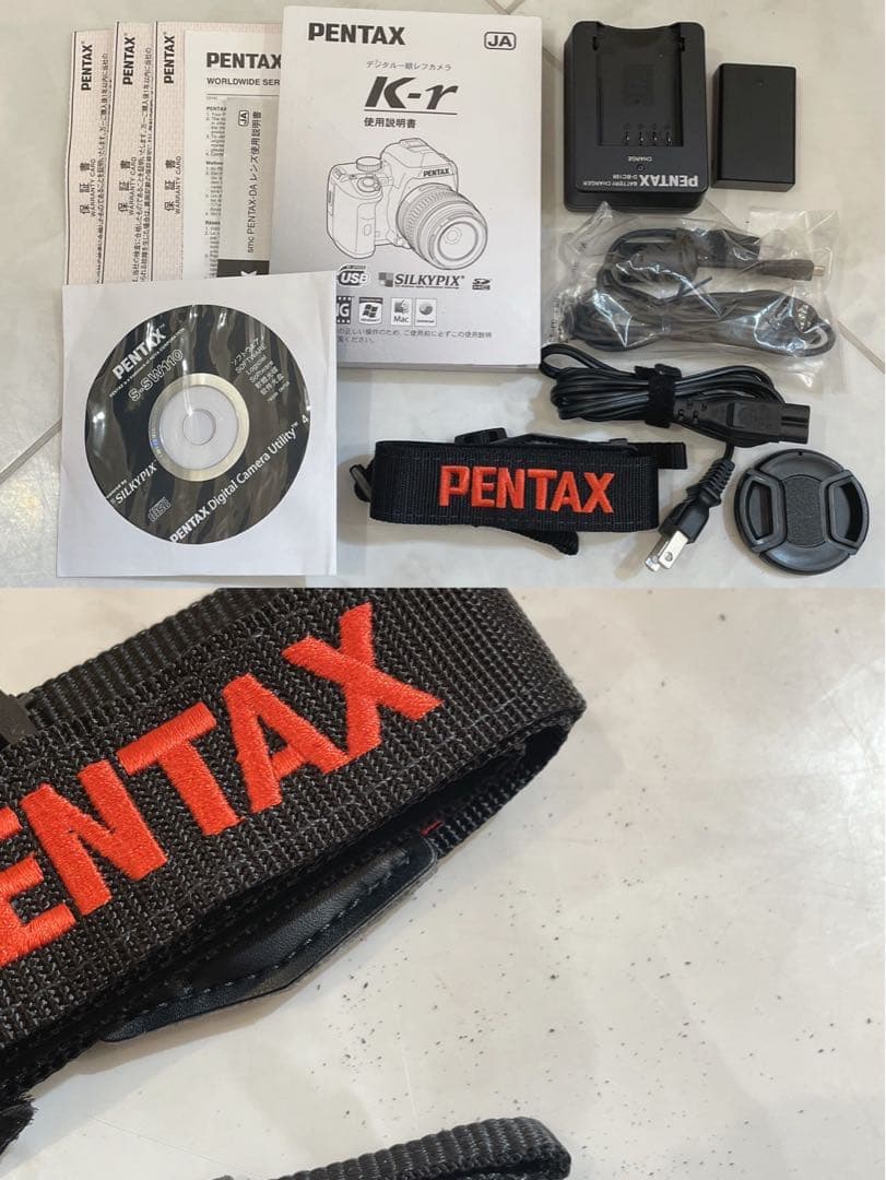 PENTAX K-r ペンタックス 一眼レフ ピンク ダブルレンズ