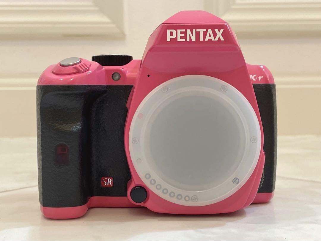 PENTAX K-r ペンタックス 一眼レフ ピンク ダブルレンズ