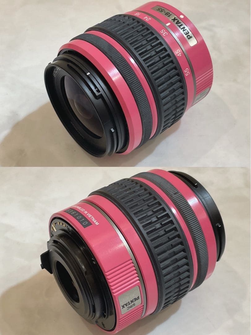 PENTAX K-r ペンタックス 一眼レフ ピンク ダブルレンズ