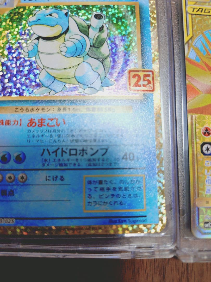 ポケモンカード ファイヤー＆サンダー＆フリーザーGX UR カメックス 25th