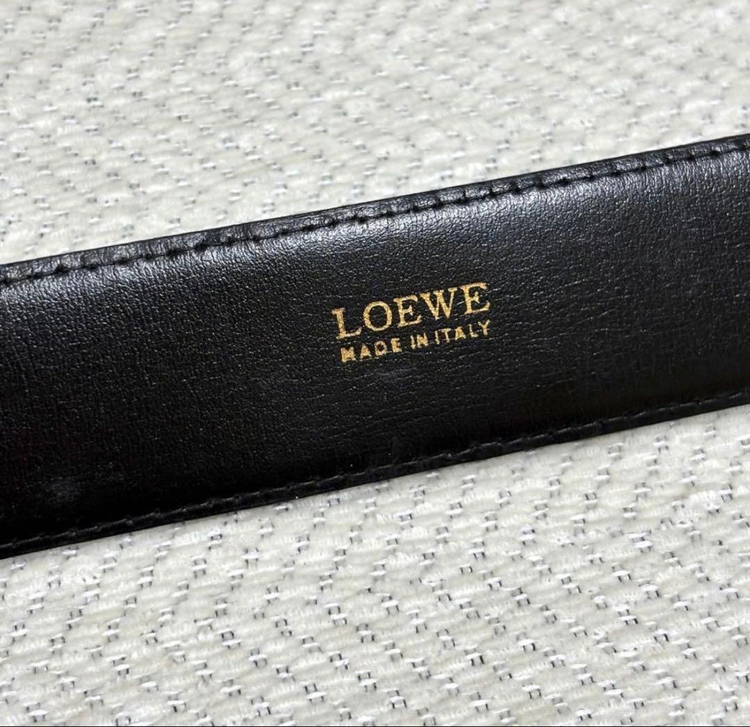 最終値下げ！年末セール！極美品 LOEWE イタリア製 本革 レザーベルト