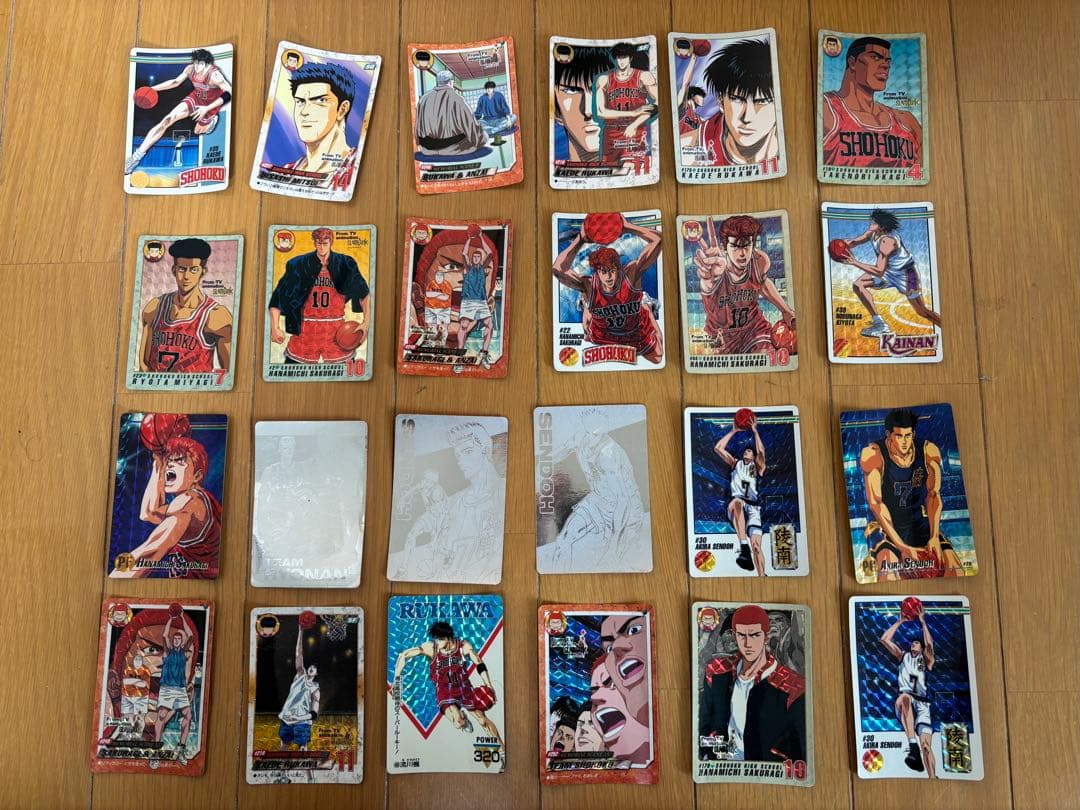 【当時物・78枚セット】スラムダンク カードダス キラ 19枚・ノーマル59枚