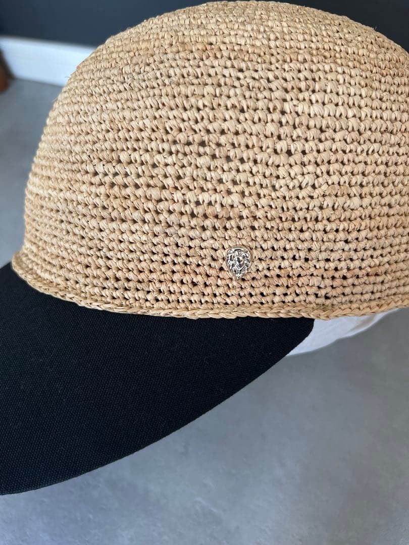 【美品】ヘレンカミンスキー 帽子 Vivette キャップ　ラフィアキャップ