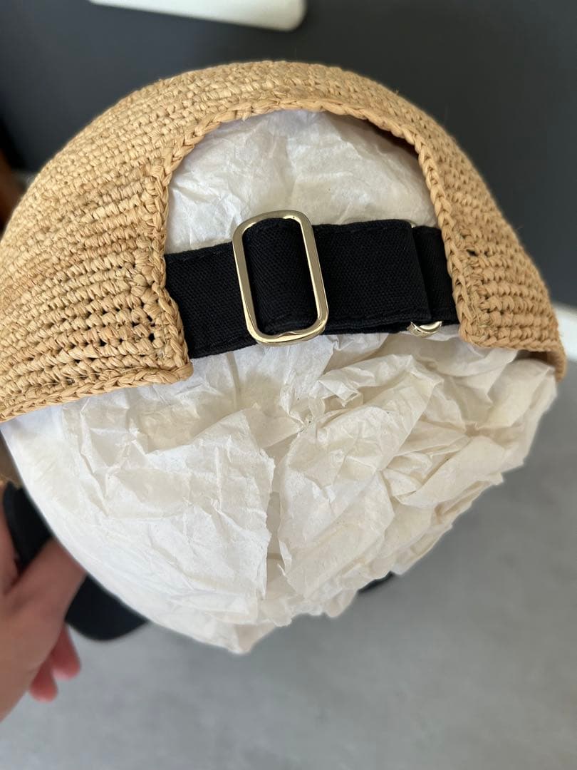 【美品】ヘレンカミンスキー 帽子 Vivette キャップ　ラフィアキャップ