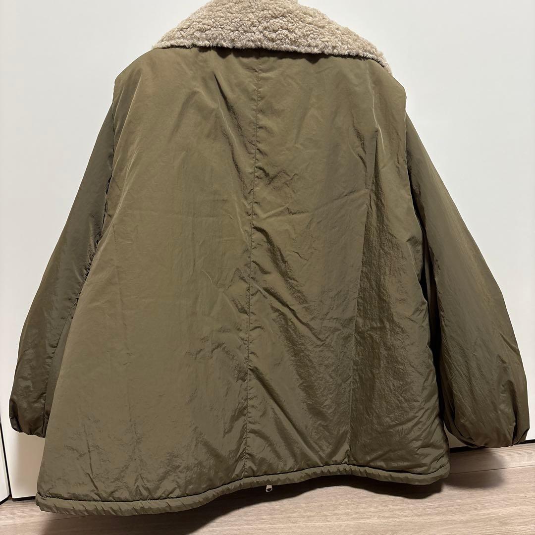 ADAM ET ROPE' マルチWAYミドル丈ボアコンビブルゾン