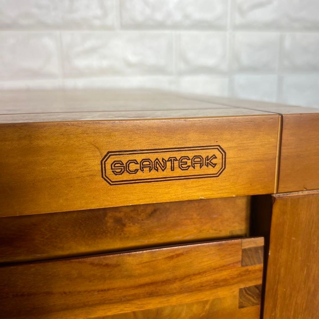 SCANTEAK スキャンティーク 4段チェスト 箪笥 収納家具 C139