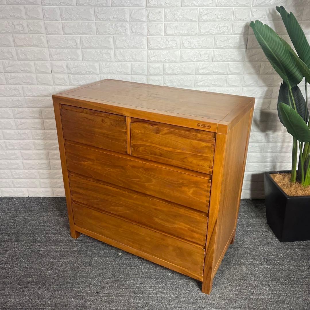 SCANTEAK スキャンティーク 4段チェスト 箪笥 収納家具 C139