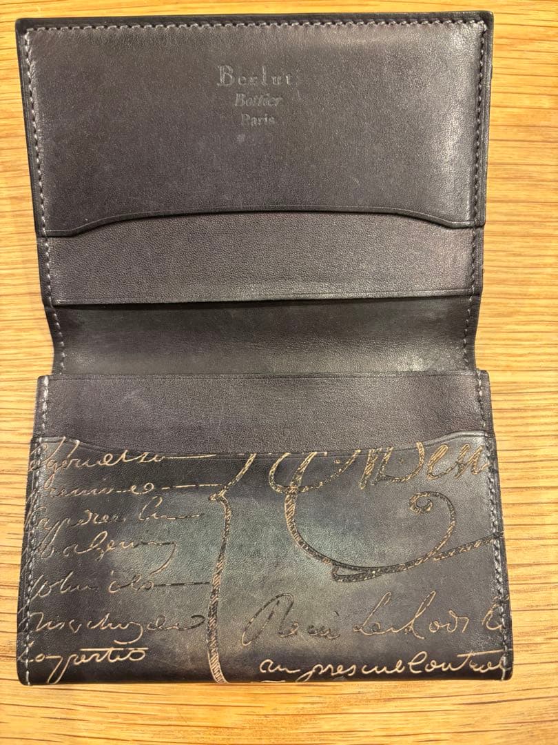 Berluti ベルルッティ インブイア カリグラフィ カードケース　名刺入れ
