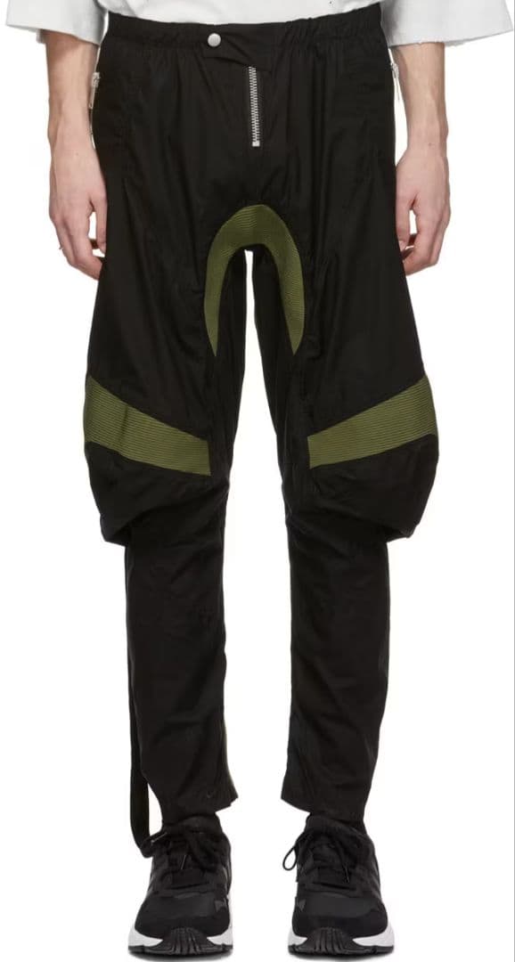 UNRAVEL PROJECT ブラックコットンモトクロストラウザーズ