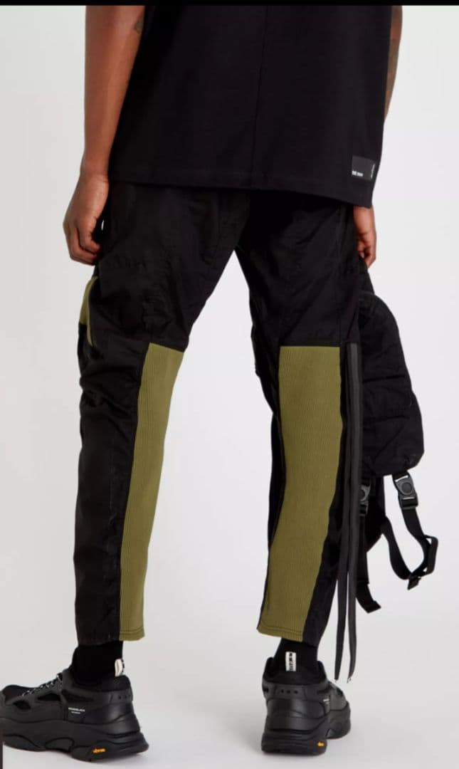 UNRAVEL PROJECT ブラックコットンモトクロストラウザーズ