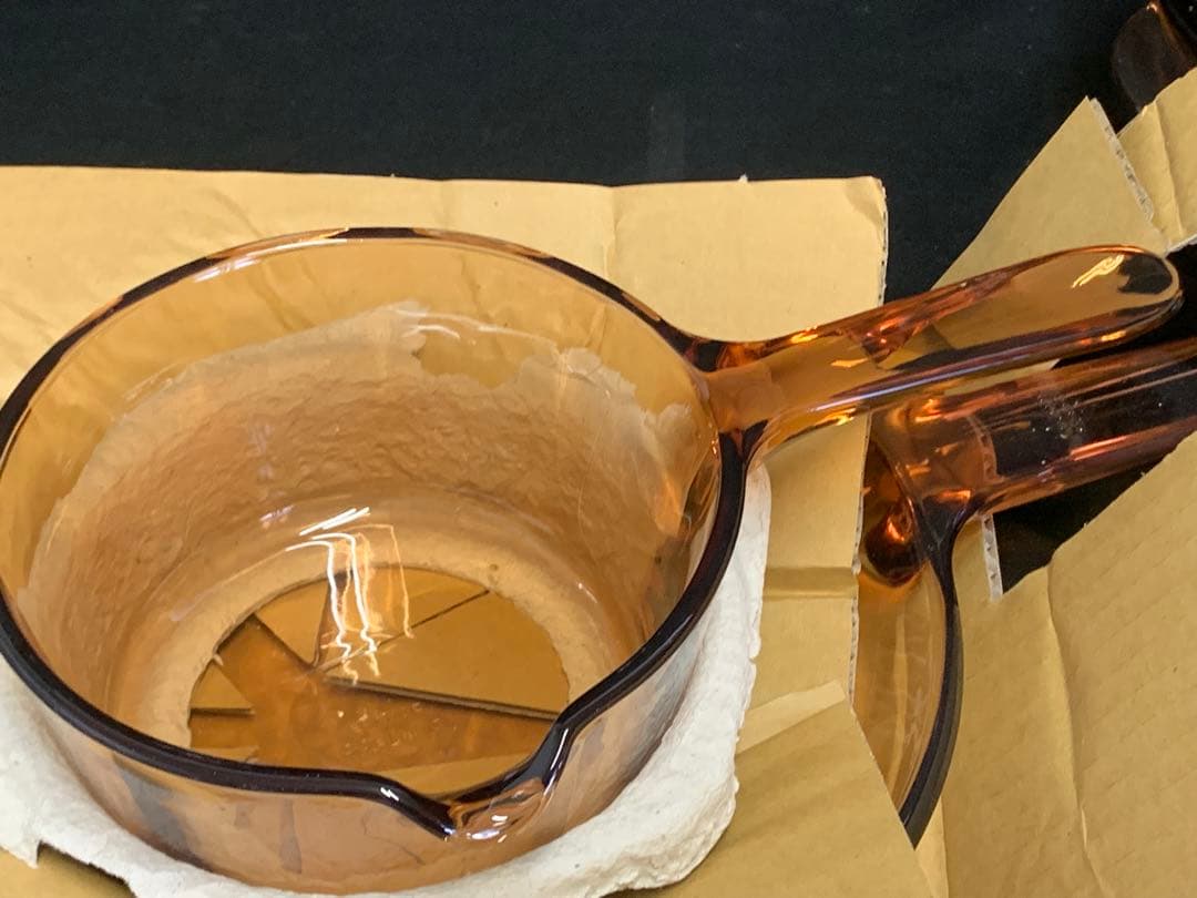 VISION CORNINGビジョン 耐熱ガラス フライパン 両手鍋 片手鍋