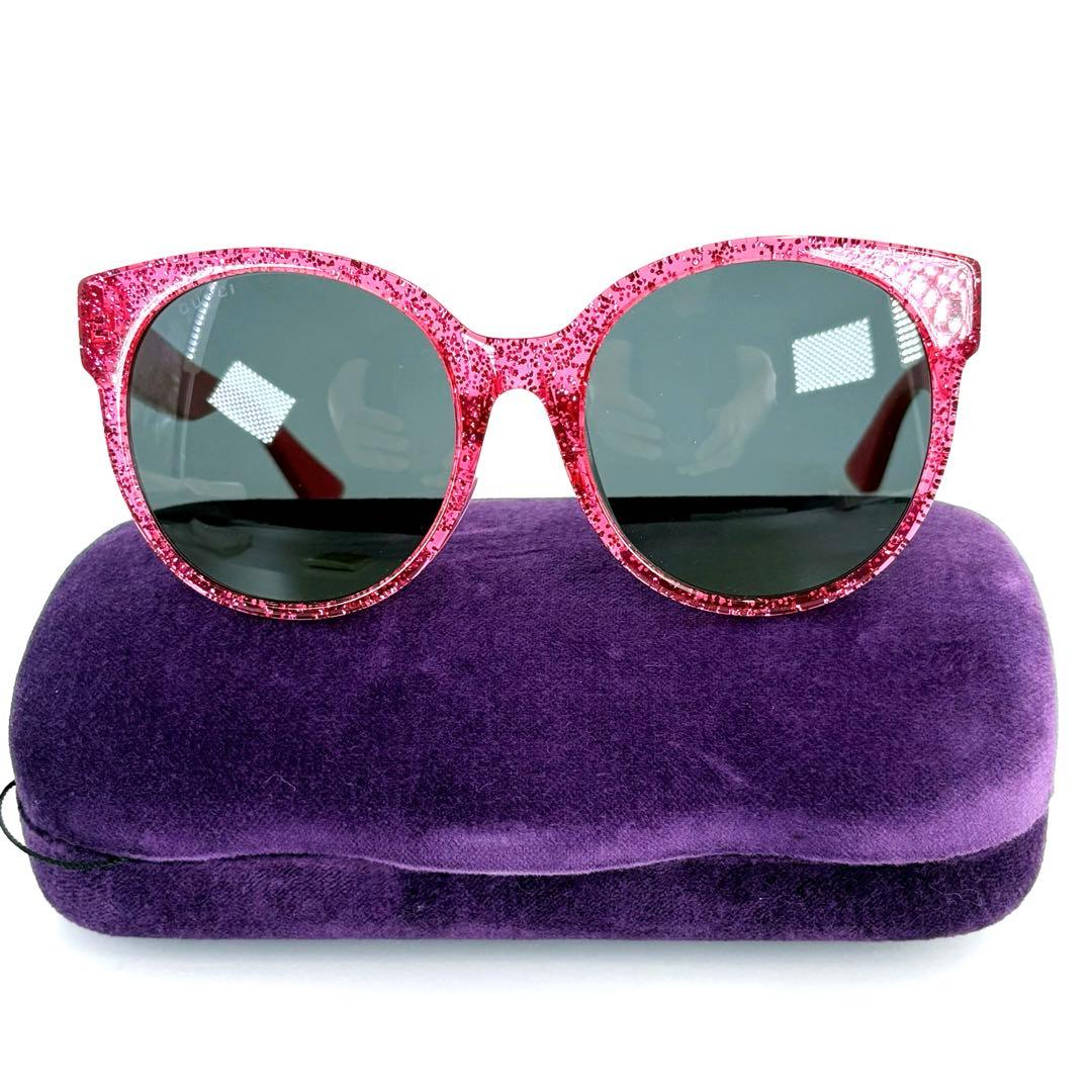 ✨未使用品✨GUCCI グッチ　サングラス　GG0035SA 005 ピンクラメ