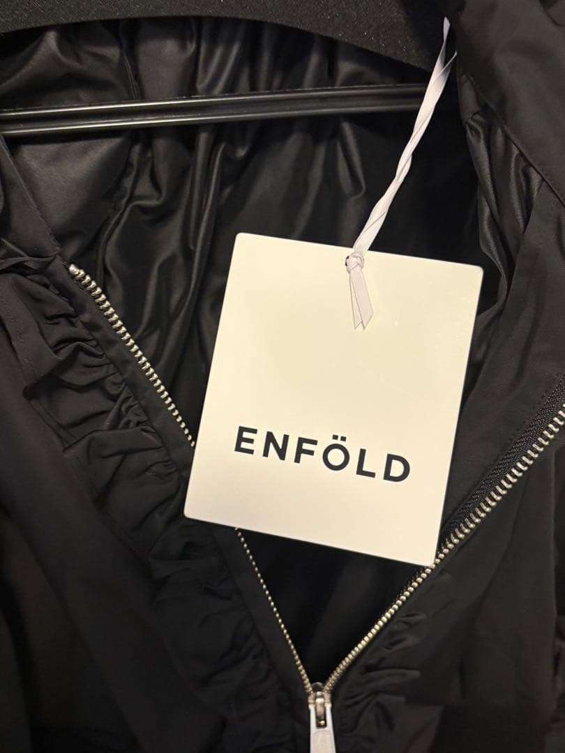 新品タグ付き今季完売　36 ENFOLD フリルコート　フリルブルゾン