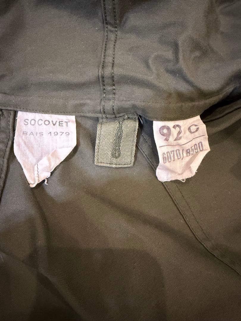 M64パーカー　ライナー付　フランス軍実物