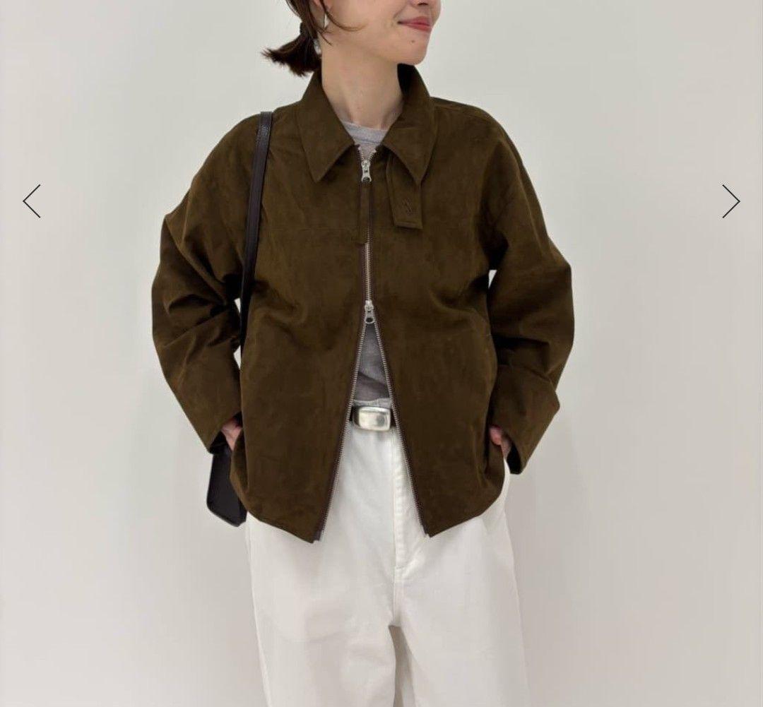 フレームワーク☆FRAMEWORK☆フェイクスエードブルゾン