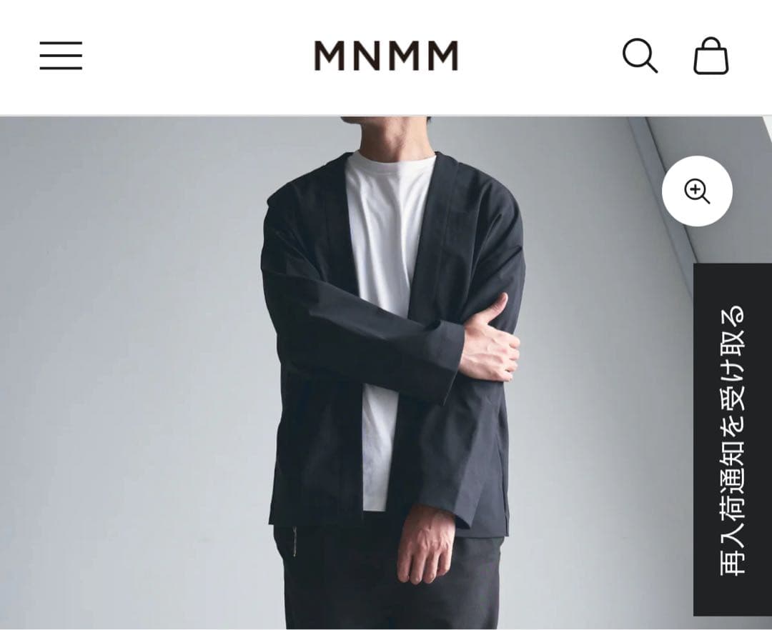 K*E様 MNMM HAORI / BLACK Size 1