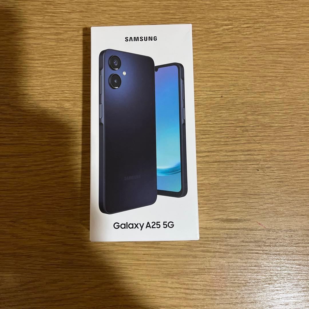 動作確認のみ　新品　Samsung Galaxy A25 5G 本体残無し