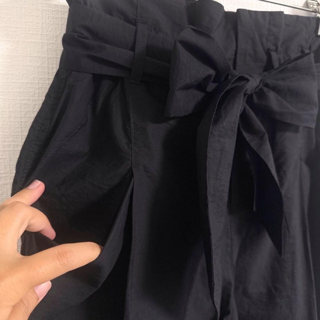 ブルネロクチネリ 近年 コットン混ウエストリボン付きタックパンツ