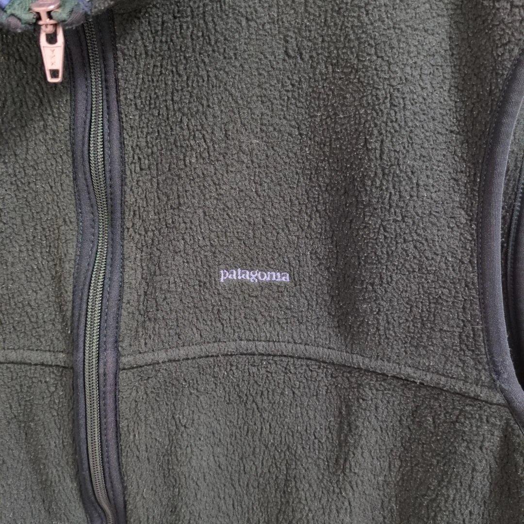 patagonia フリースベスト USA製