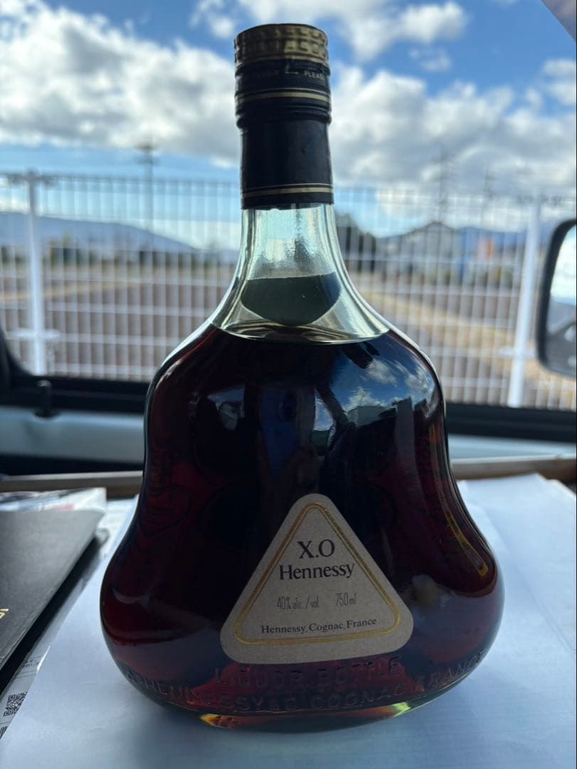 Hennessy XO 750ml 金キャップ　グリーンボトル