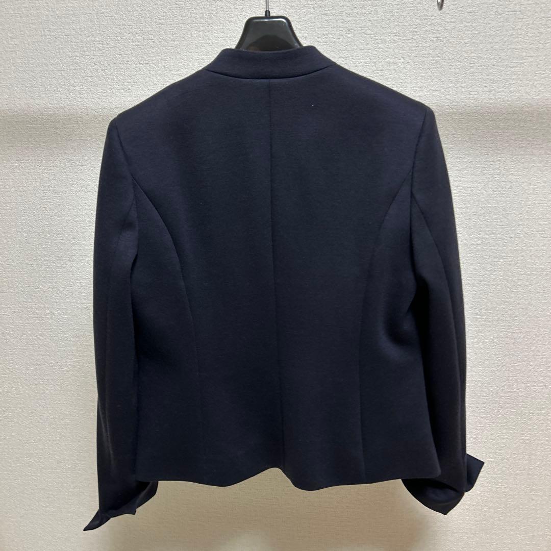 クードシャンス スーツセットアップネイビー ジャケット36 スカート38 日本製